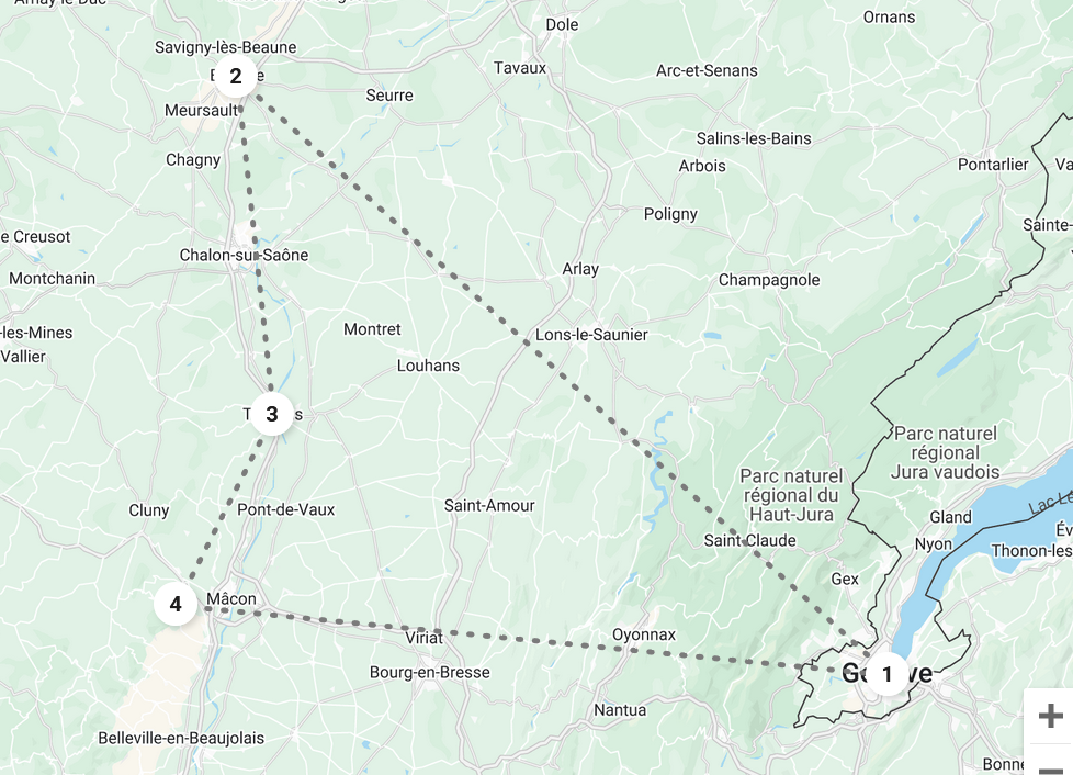 Burgundy map