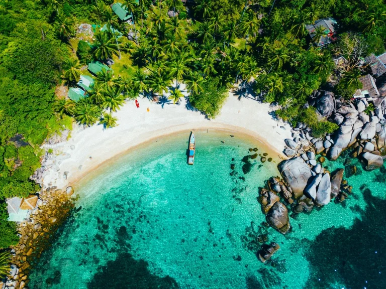 Plage de Sai Nuuan à Koh Tao, Surat Thani, Thaïlande
