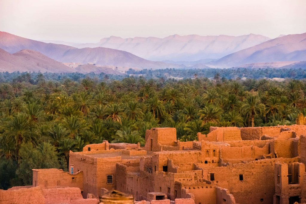 View of Tamnougalt, Morocco.