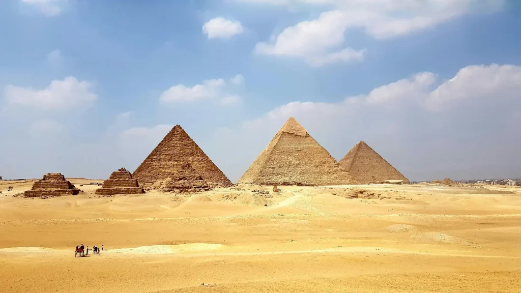 Pyramid in Egypt.
