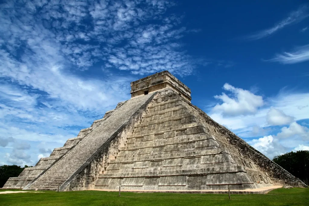gray concrete pyramid mexico