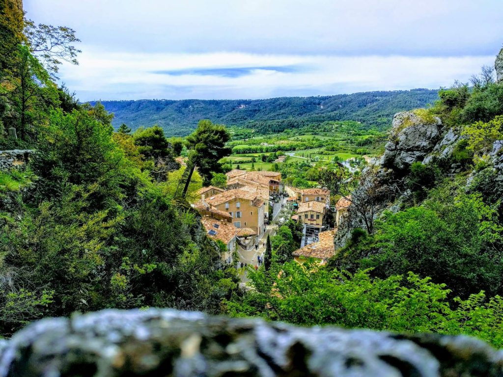 Romantic village in France.