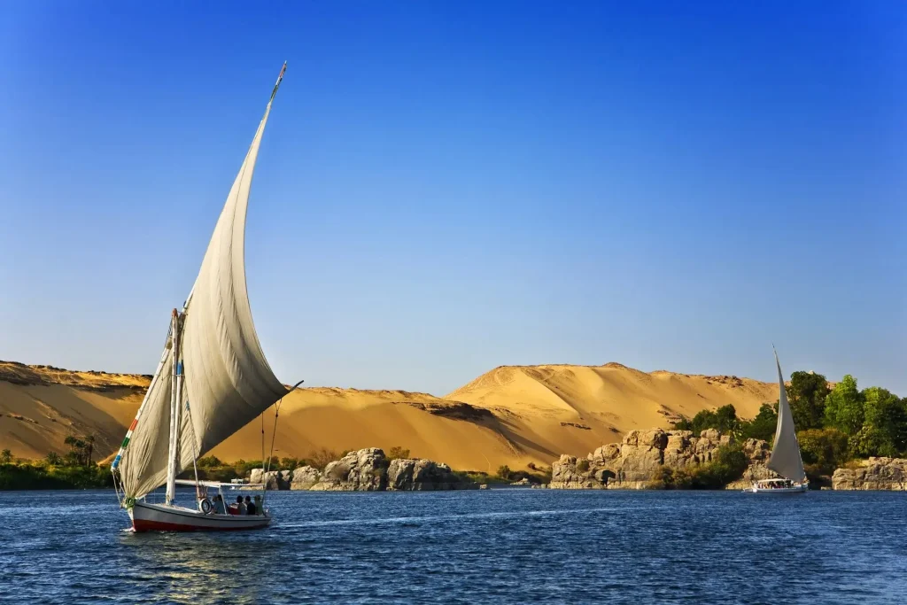 Sailboat in Egypt.