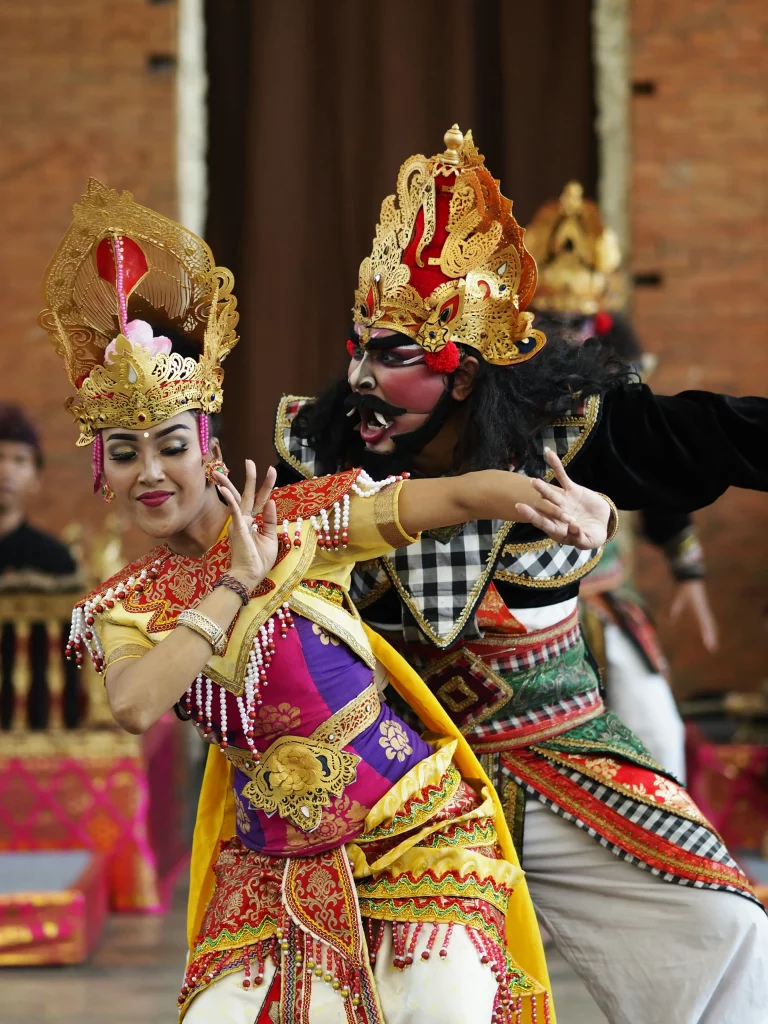 Festival dance pose