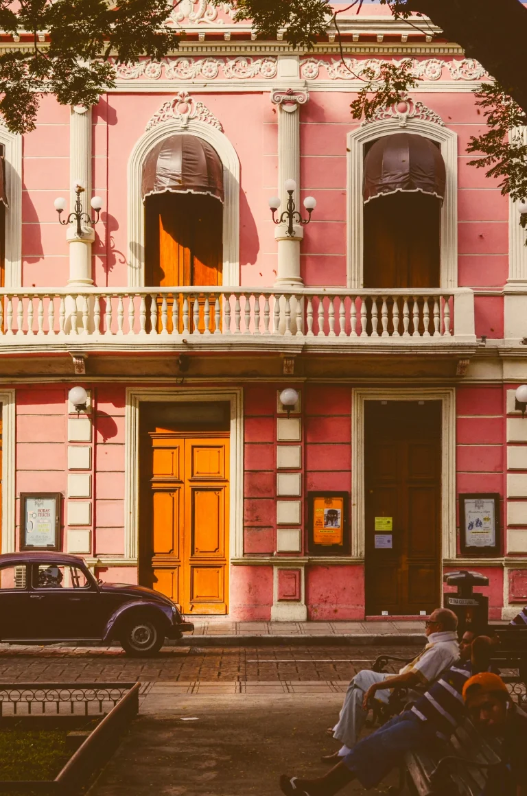 Vue de Mérida, Yucatan, Mexique