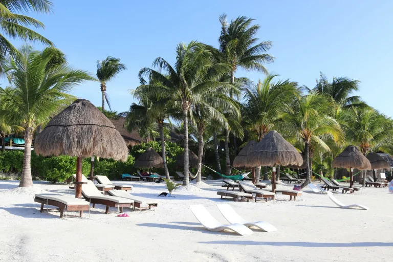 Complexe hôtelier à Isla Holbox, Mexique