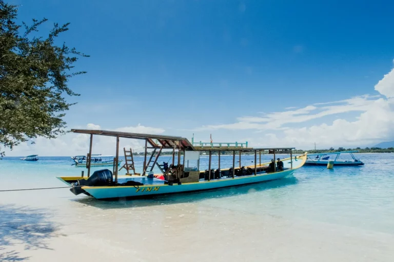 Bateau de plongée à Gili Trawangan