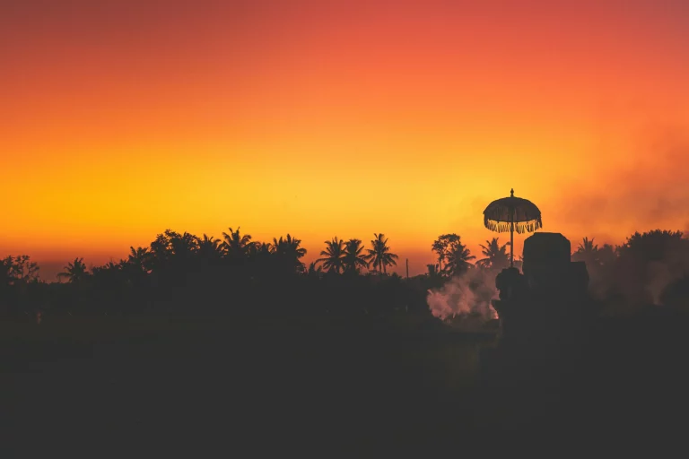 Coucher de soleil à Bali