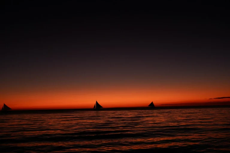 Vue de la plage de Boracay, Malay, aux Philippines.