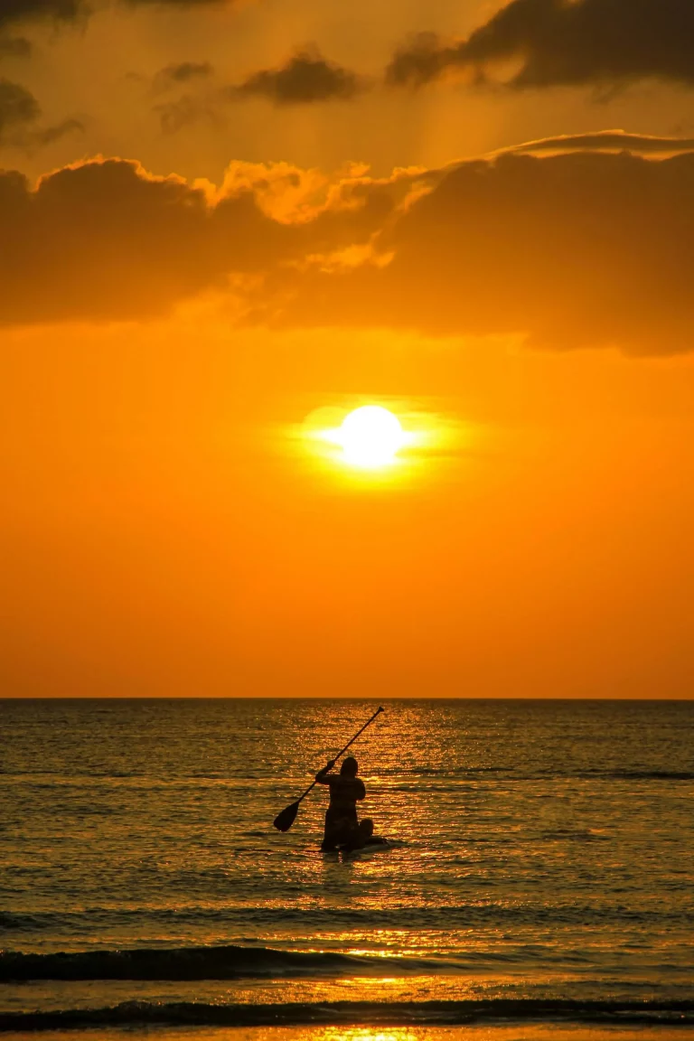 Coucher de soleil à Boracay.