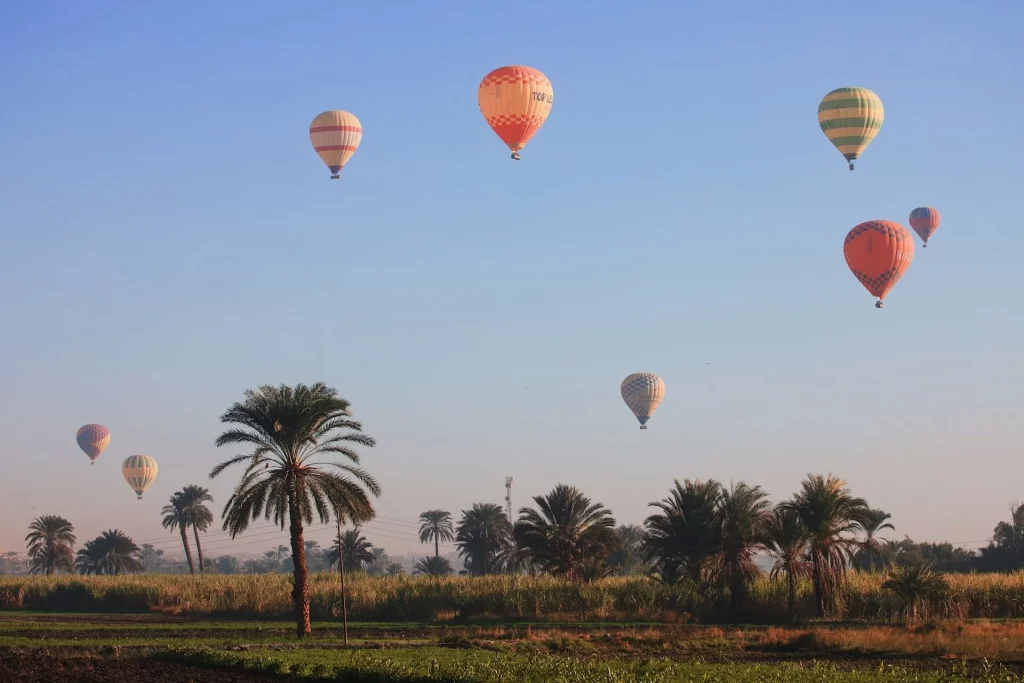 Festival de montgolfières en Égypte